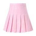 Feitong Women Skirts Fashion High Waist Pleated Mini Skirt Bodycon Slim Waist Tennis Skirt Party Casual Skirts Summer Jupe Femme