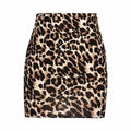 Feitong Women Skirts Summer Leopard Printed Skirt High Waist Sexy Pencil Bodycon Hip Mini Skirt Female Skirts Faldas Mujer