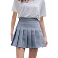 Feitong Women Skirts Fashion High Waist Pleated Mini Skirt Bodycon Slim Waist Tennis Skirt Party Casual Skirts Summer Jupe Femme