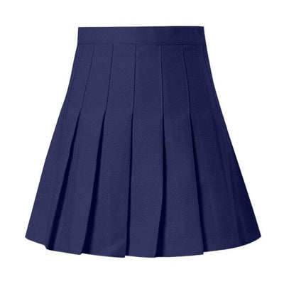 Feitong Women Skirts Fashion High Waist Pleated Mini Skirt Bodycon Slim Waist Tennis Skirt Party Casual Skirts Summer Jupe Femme