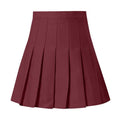 Feitong Women Skirts Fashion High Waist Pleated Mini Skirt Bodycon Slim Waist Tennis Skirt Party Casual Skirts Summer Jupe Femme