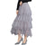 Feitong Women Skirts Comfortable Tulle High Waist Pleated Tutu Ladies Midi Skirt Elegant Women Clothing Causal Female Skirt