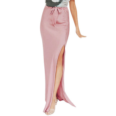 Feitong Women Skirts Summer High Waist Ladies Sexy Fashion Spring Summer Cocktail Club Skirts Female Long Skirt saia feminina