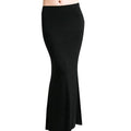 Feitong Women Skirts Fashion Sexy Casual Solid High Waist Hip Long Floor-Length Skirt Black Summer Jupe Femme Women Clothing