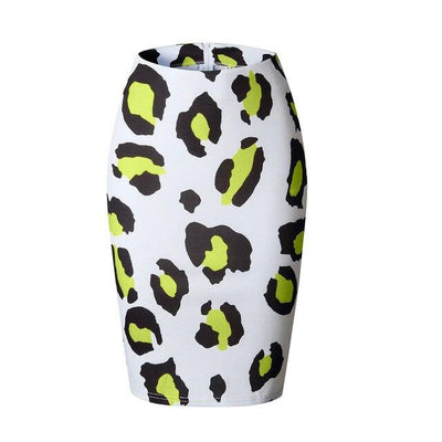 Feitong Women Skirts High Waist Print Pencil Skirt Hip Knee-Length Slim Sexy Short Skirt Party Casual Skirts Summer Jupe Femme