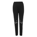 Feitong Fashion Women Pants Plus Size Pants Women Trousers Sport Pants Cat Print Knee Leggings Summer Trousers Pantalon Femme