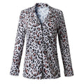 Fashion Women Blouse Casual Leopard Printing Button Autumn Long Sleeve Shirt Tops Blouse Women Shirt Loose Blusas Femme Clothing
